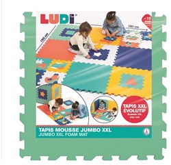 Ludi play mat Jumbo - colorful foam puzzle mat for children