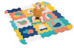 Ludi playmat foam tiles baby - safe play area and edges