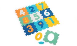 Ludi play mat numbers foam 90x90cm educational toy