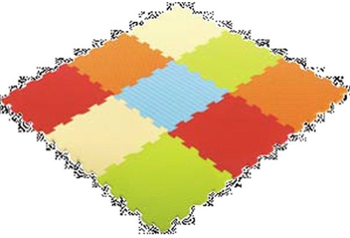 Ludi foam play mat baby 90x90 cm colourful comfort motor skills