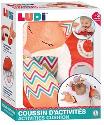 Ludi activity cushion fox baby sensory play fun from 3 months