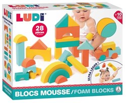 Ludi soft construction foam blocks toy for children 28 pieces