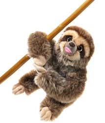 Heunec plush sloth with magnets - cuddly toy 25cm for kids