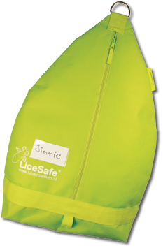 Licesafe - luizenzak met rits - Groen