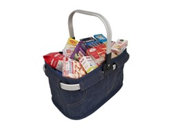 Tanner luxury shopping basket toy jeans - includes mini groceries