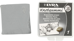 Lyra kneadable eraser grey in box - flexible and shapeable eraser