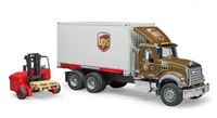 Bruder Mack Granite UPS toy truck with forklift 1:16-2