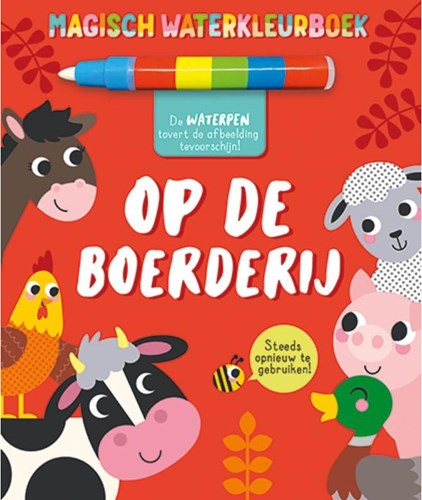 Lantaarn Magisch waterkleurboek  Boerderij