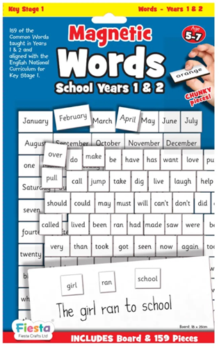Fiesta Crafts Magnetic First Words - Years 1 & 2