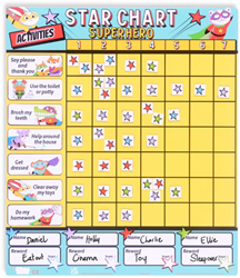 Fiesta Crafts Magnetic Superhero Star Chart