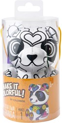 American Crafts craft set plush panda color your own cuddly toy
