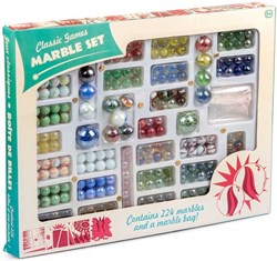 Tobar marble set toy - colourful glass marbles for kids