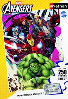 Nathan puzzle Marvel Avengers action 250 pieces cardboard toy-2