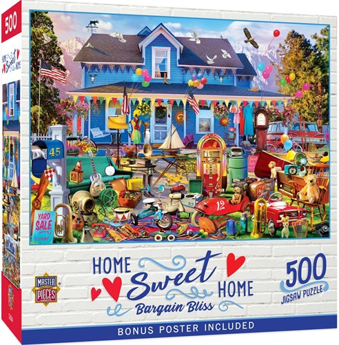 Master Pieces jigsaw puzzle Home Sweet Home Bargain Bliss 500 pieces-2