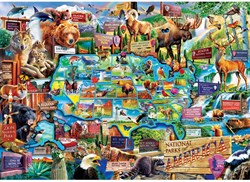 Master Pieces Jigsaw Puzzle USA National Parks 3000 Pieces Puzzle Fun