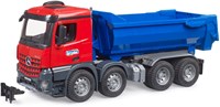 Bruder MB Arocs halfpipe dump truck toy construction vehicle