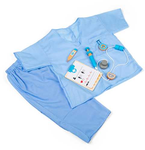 BigJigs doctor costume dress up set for kids - with accessories-3