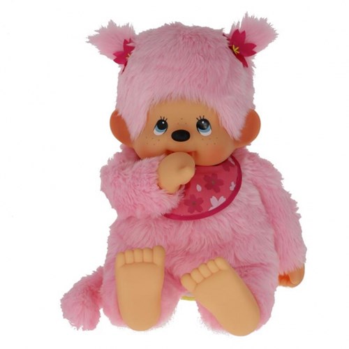 Monchhichi plush doll Cherry Blossom - 80 cm large cuddly toy monkey
