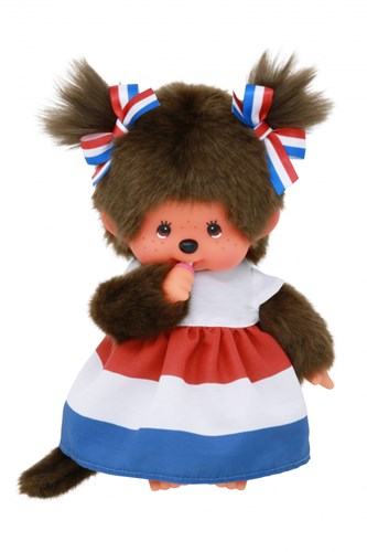 Monchhichi doll girl plush 20cm Dutch - cuddly toy-2