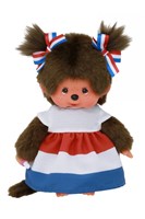 Monchhichi doll girl plush 20cm Dutch - cuddly toy