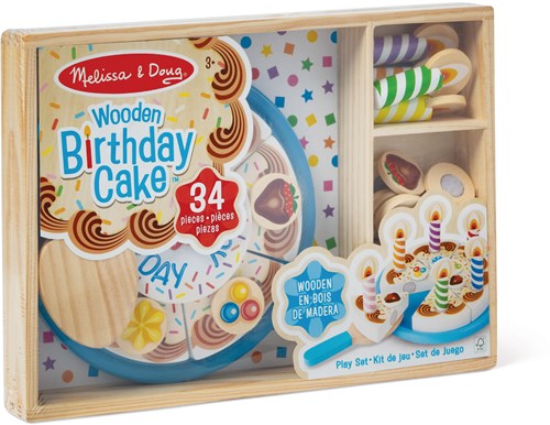 Spin Master wooden birthday cake playset with accessories-2