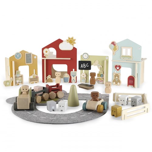 Micki educational game City - Town and Country cardboard colorful toy