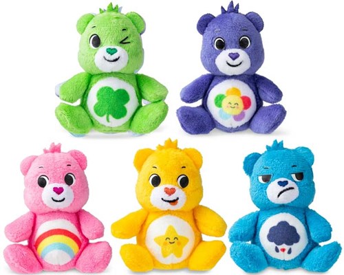 Care Bears Collectible Set - Micro Teenies 5-Pack Plush Toy Bears-2
