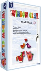 Feuchtmann window clay playset - Midi Box with animal shapes
