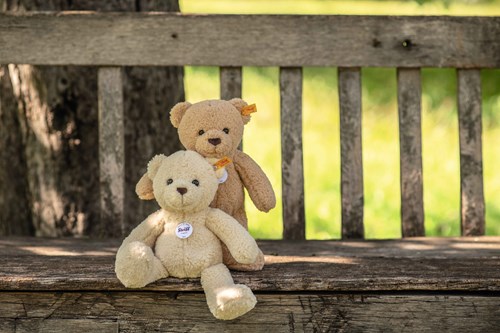 Steiff teddy bear Mila plush cuddly toy beige 30 cm - soft toy-3