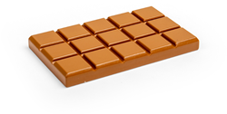 BigJigs wooden chocolate bar toy - pretend play chocolate
