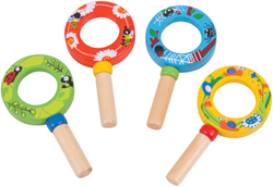 Bigjigs Wooden Toy Magnifying Glass