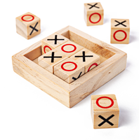 BigJigs wooden tic tac toe travel game mini