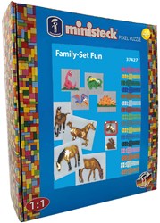 Ministeck mosaic toy Family Set XL Box 1800 pieces creative