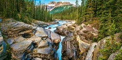 Castorland puzzle landscape Mistaya Canyon Banff National Park 4000 pieces