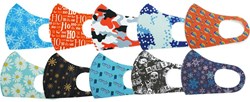ARO houseware face mask fabric assorted colors 17.5x12.5 cotton