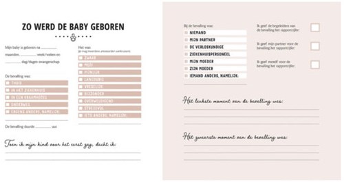Lantaarn baby guestbook - Unique memory book for newborns-3