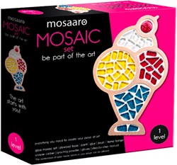 Mosaaro mosaic craft set ice cream - creative DIY kit for kids