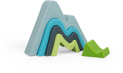 BigJigs Montessori Mountain Stacker - Educational Silicone Toy