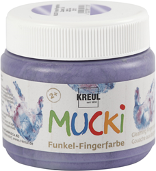 Creativ Company finger paint metallic purple 150ml kids paint