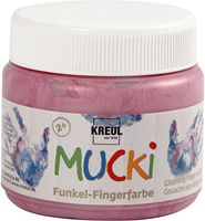Creativ Company metallic pink finger paint 150ml - kids paint