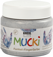 Creativ Company finger paint silver metallic 150ml kids paint