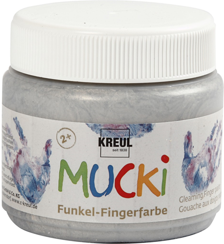 Creativ Company finger paint silver metallic 150ml kids paint