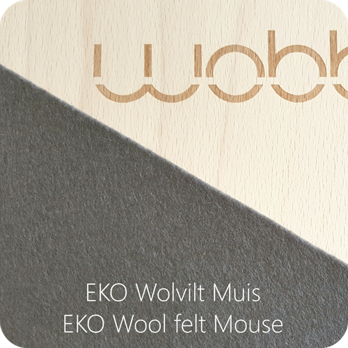 Wobbel Pro Transparent felt Mouse-3