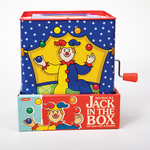 2枚セットWelcome My Room Jack in the Box Schylling Musical Jack in the Box UPC #019649202881 | Hobby