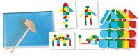 Ses Hamertje Tik Montessori toy - original set with basic shapes-2