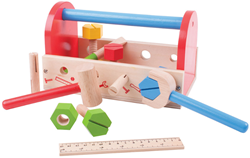 BigJigs wooden tool box toy - creative building fun