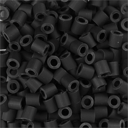 Nabbi Nabbi BioBeads Strijkkralen Zwart 1000 stuks