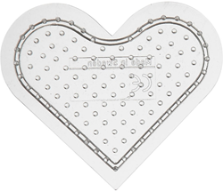 Nabbi Nabbi Onderplaat Hart Klein 8 cm