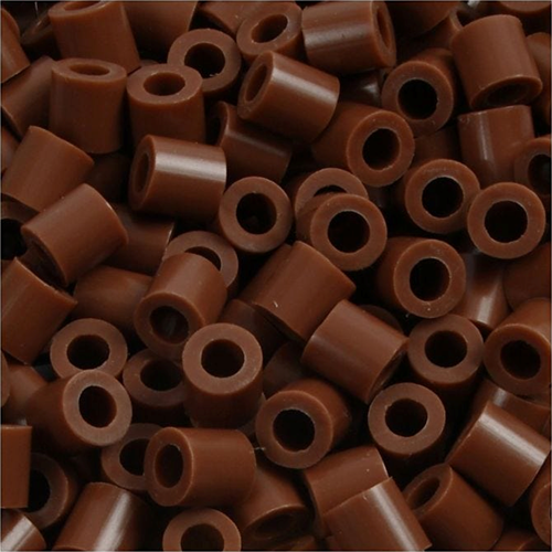 Merkloos Nabbi Strijkkralen Chocoladebruin 6000 stuks