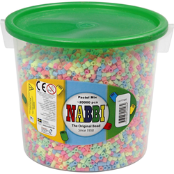 Nabbi Nabbi Strijkkralen Medium Neon 20.000 stuks